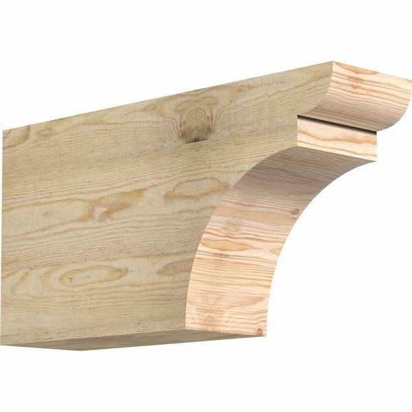 Ekena Millwork Yorktown Rough Sawn Rafter Tail, Douglas Fir, 6"W x 12"H x 24"L RFT06X12X24YOR00RDF - main